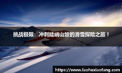 挑战极限：冲刺陡峭山坡的滑雪探险之旅 !